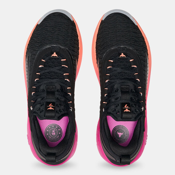 Under Armour Men's Project Rock 7 Training Shoes Black Under Armour Men's Project Rock 7 Training Shoes Black image number 4