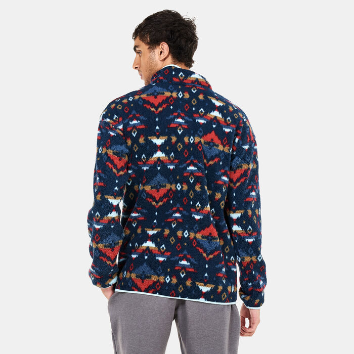 Columbia Men's Helvetia™ Half Snap Fleece Sweatshirt Blue Columbia Men's Helvetia™ Half Snap Fleece Sweatshirt Blue image number 1