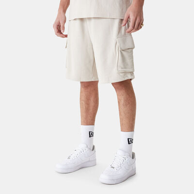 New Era Men's Essentials Cargo Shorts Beige