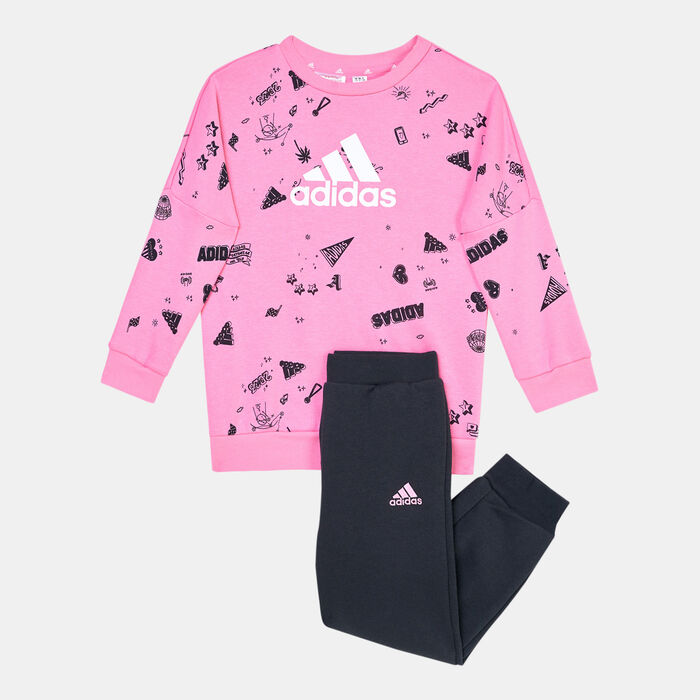 adidas Kids' Brand Love Sweatshirt Set Multi adidas Kids' Brand Love Sweatshirt Set Multi image number 0