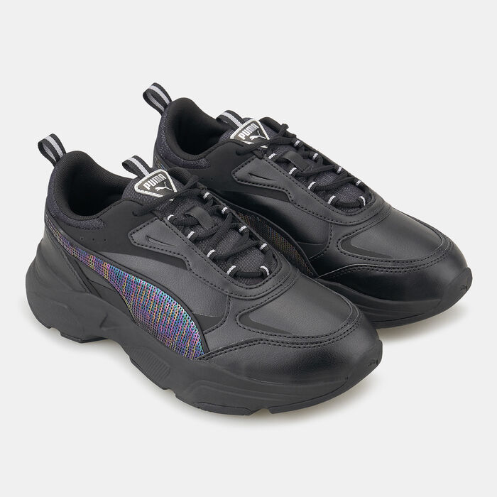 PUMA Women's Cassia Winter Wonderland Shoe Black image number 1