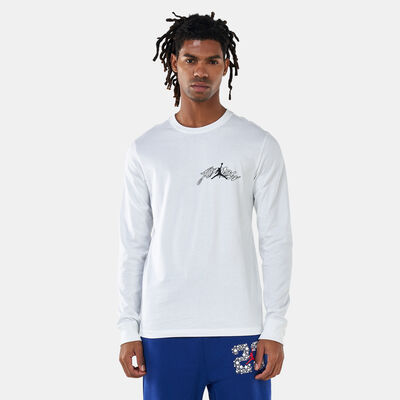 Jordan Men's Air Dri-FIT Graphic T-Shirt White Jordan Men's Air Dri-FIT Graphic T-Shirt White