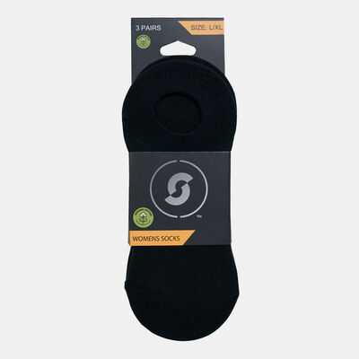 Sun and Sand Sports Women's No-Show Socks (3 Pack) - L/XL White Sun and Sand Sports Women's No-Show Socks (3 Pack) - L/XL White