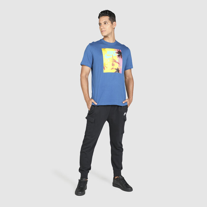 Nike Men's Sportswear Air Photo T-Shirt Blue Nike Men's Sportswear Air Photo T-Shirt Blue image number 2