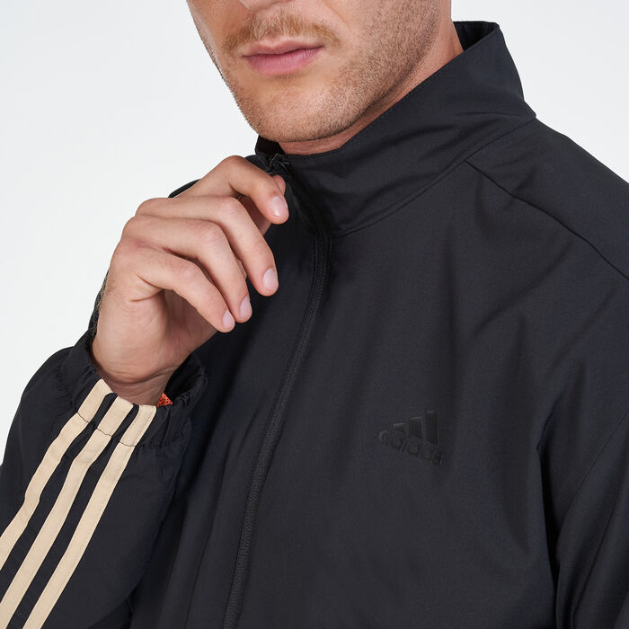 adidas Men's Sportswear 3-Stripes Track Jacket Black adidas Men's Sportswear 3-Stripes Track Jacket Black image number 3
