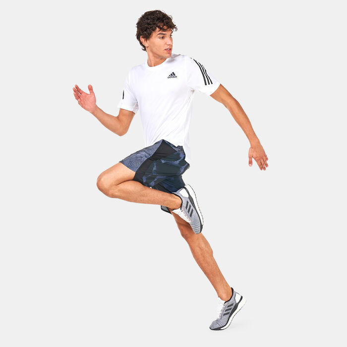 adidas Men's D4T HIIT Printed Training Shorts Multi image number 2