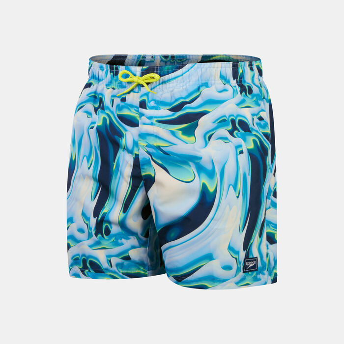 Speedo Men’s Digital Placement Leisure Swimming Shorts Blue Speedo Men’s Digital Placement Leisure Swimming Shorts Blue image number 0