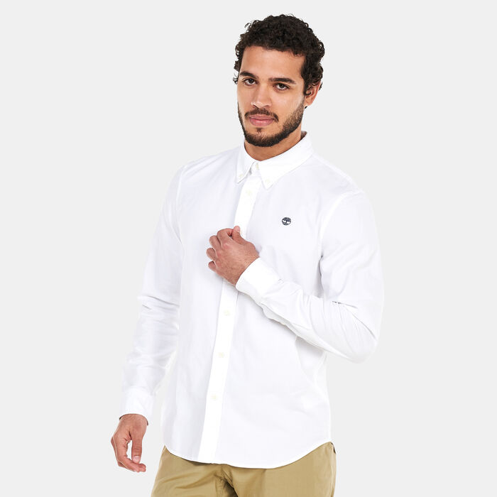 Timberland Men's Pleasant River Oxford Shirt White Timberland Men's Pleasant River Oxford Shirt White image number 0