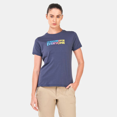 Columbia Women's Sun Trek Graphic T-Shirt Blue