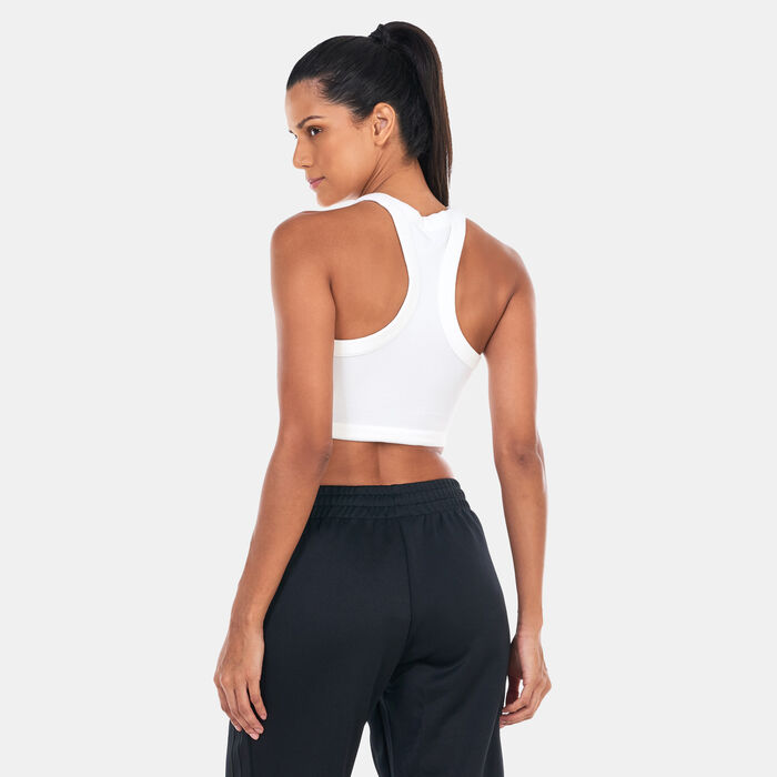 adidas Originals Women's Adicolor Classics 3-Stripes Short Tank Top White adidas Originals Women's Adicolor Classics 3-Stripes Short Tank Top White image number 1