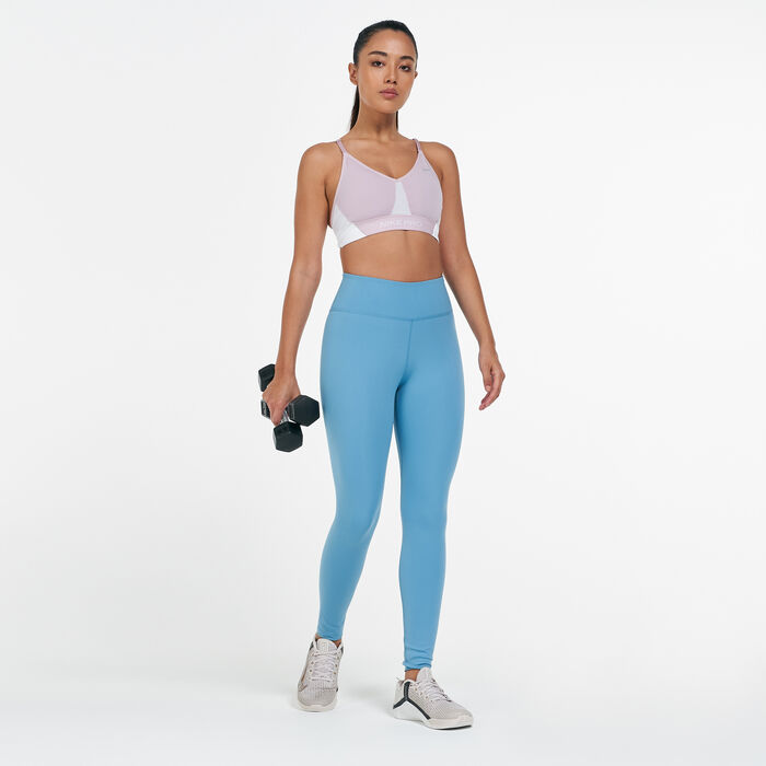 Nike Women's Pro Dri-FIT Indy Sports Bra Purple image number 2