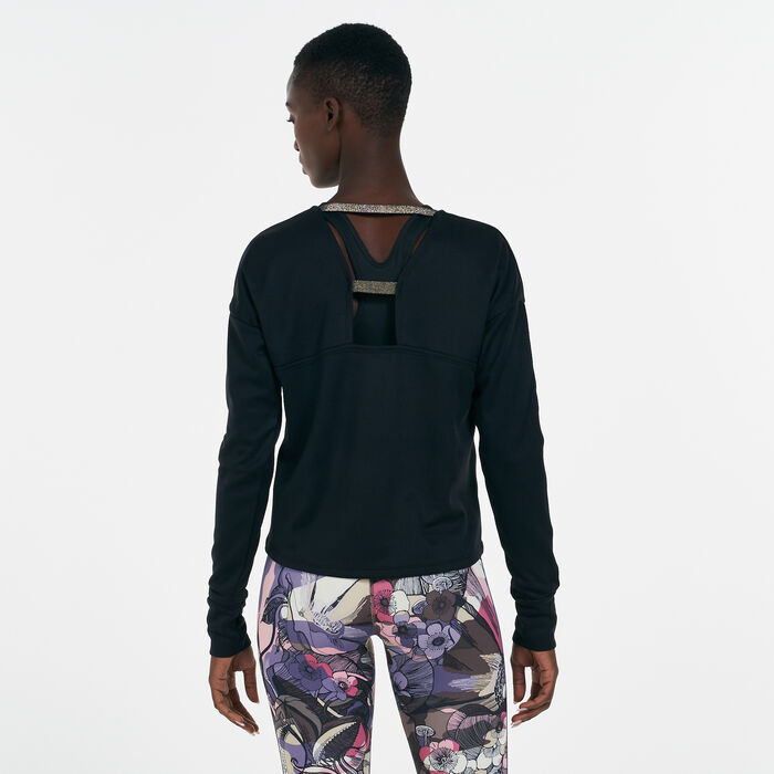 Nike Women's Femme Midlayer T-Shirt Black Nike Women's Femme Midlayer T-Shirt Black image number 1