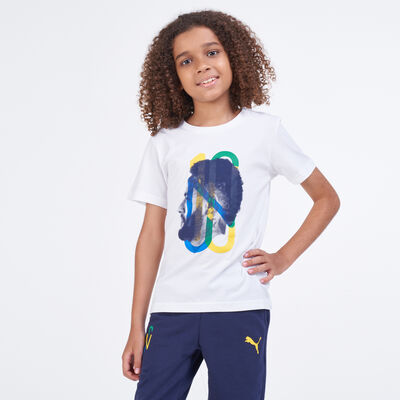 PUMA Kids' Neymar Jr. Hero T-Shirt White
