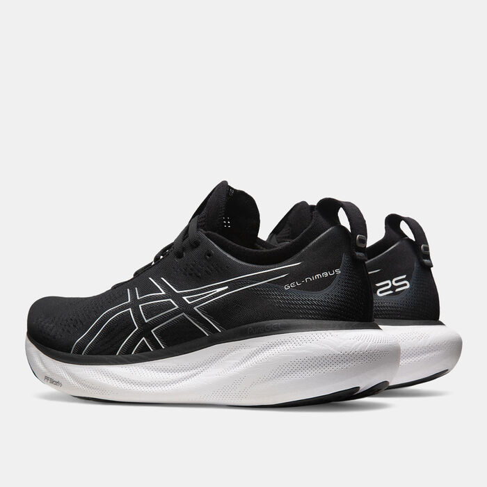 ASICS Men's GEL-NIMBUS 25 Extra Wide Shoe Black image number 2