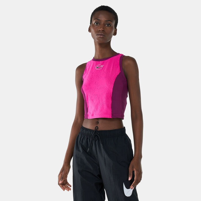 Nike Women's Dri-FIT Icon Clash Slim Training Tank Top Pink image number 0