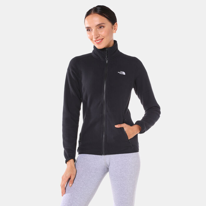 The North Face Women's 100 Glacier Full-Zip Jacket Black The North Face Women's 100 Glacier Full-Zip Jacket Black image number 0
