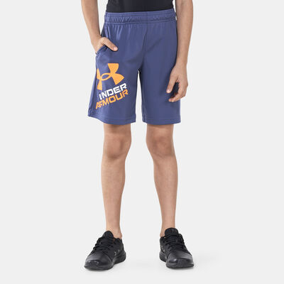 Under Armour Kids' UA Prototype 2.0 Logo Shorts Blue