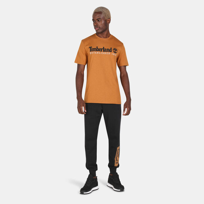 Timberland Men's Linear Logo Pants Black Timberland Men's Linear Logo Pants Black image number 2
