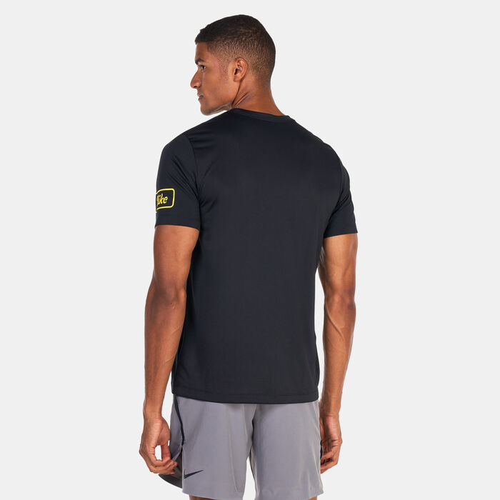 Nike Men's Dri-FIT Body Shop T-Shirt Black Nike Men's Dri-FIT Body Shop T-Shirt Black image number 1