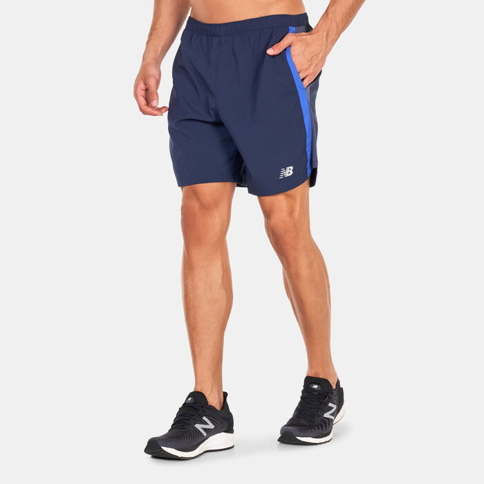 New Balance Men's Accelerate Training Shorts Grey New Balance Men's Accelerate Training Shorts Grey image number 0