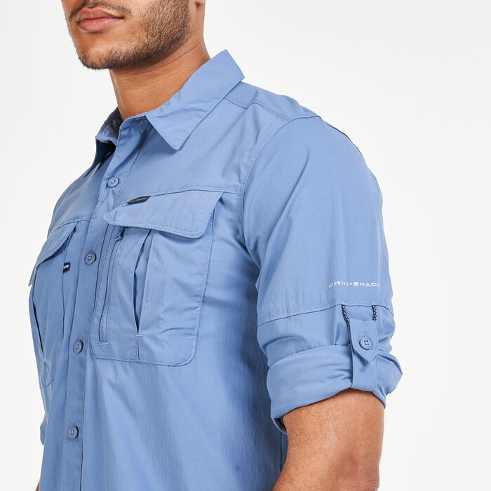 Columbia Men's Newton Ridge™ Shirt Blue Columbia Men's Newton Ridge™ Shirt Blue image number 3