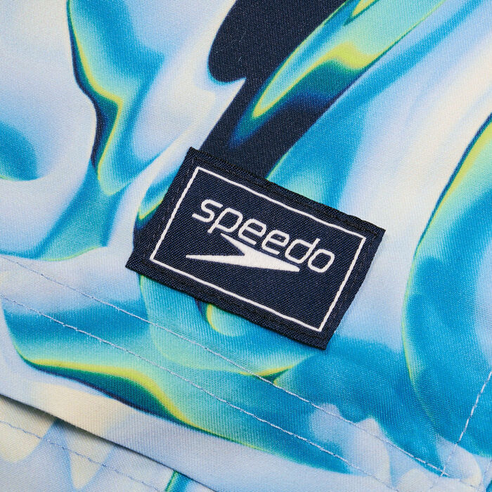 Speedo Men’s Digital Placement Leisure Swimming Shorts Blue Speedo Men’s Digital Placement Leisure Swimming Shorts Blue image number 3