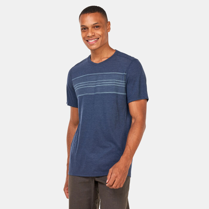 prAna Men's Prospect Heights Graphic T-Shirt Blue prAna Men's Prospect Heights Graphic T-Shirt Blue image number 0