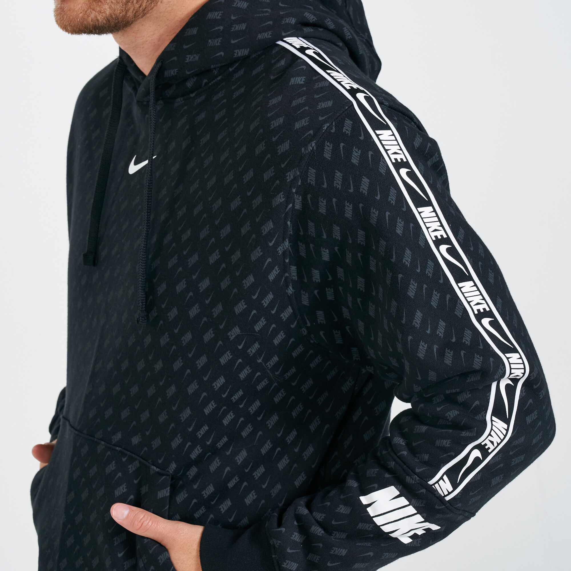 Nike repeat swoosh overhead hoodie on sale