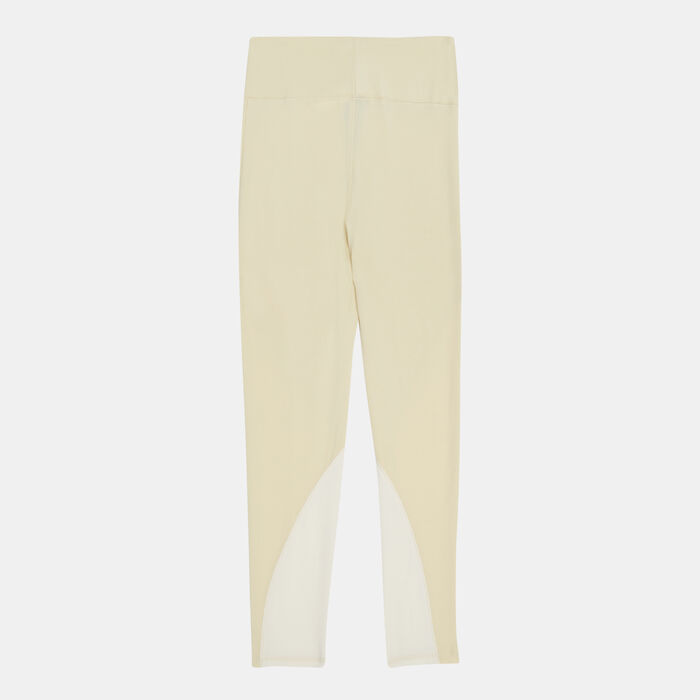 Nike Kids' Sportswear High-Waisted Leggings (Older Kids) yellow image number 1