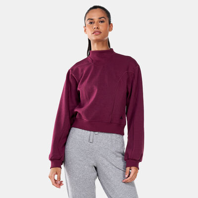 adidas Women's Yoga Layering Sweatshirt Red