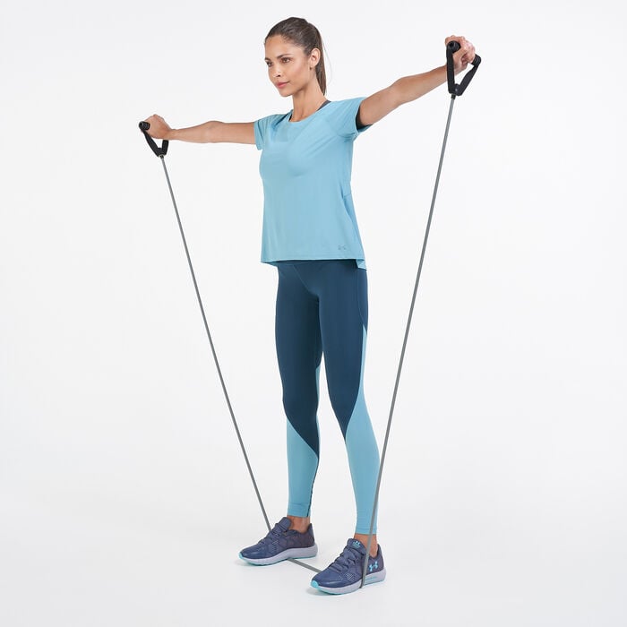 Under Armour Women's Iso-Chill Run T-Shirt Blue Under Armour Women's Iso-Chill Run T-Shirt Blue image number 2