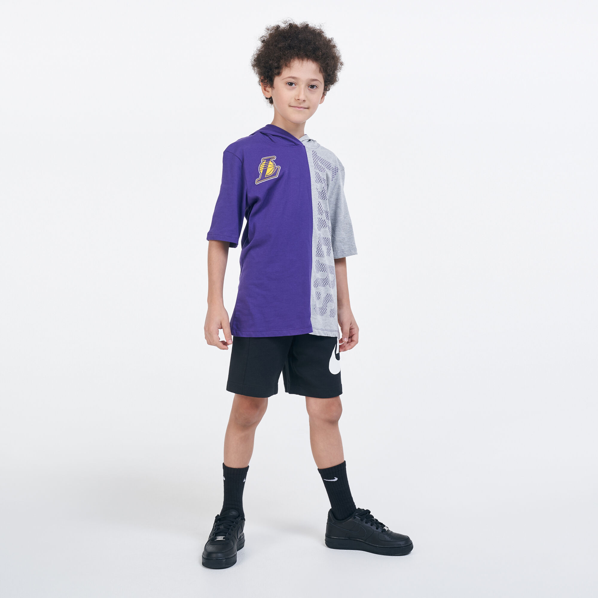 Lakers hooded t shirt store
