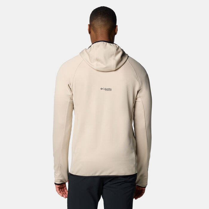 Columbia Men's Triple Canyon Grid II Fleece Hoodie Beige image number 1