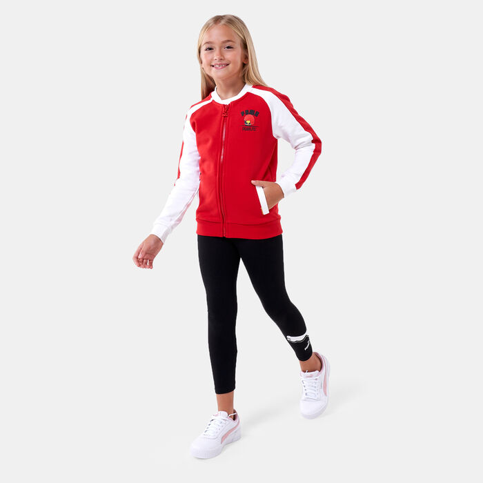 PUMA Kids' x PEANUTS T7 Track Jacket (Younger Kids) Red PUMA Kids' x PEANUTS T7 Track Jacket (Younger Kids) Red image number 2
