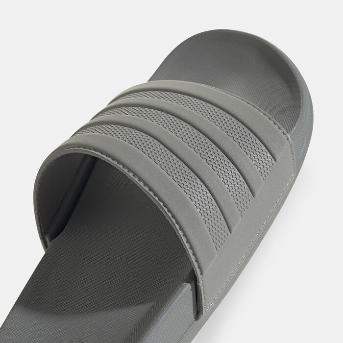 adidas Men's Adilette Comfort Slides Grey adidas Men's Adilette Comfort Slides Grey image number 4
