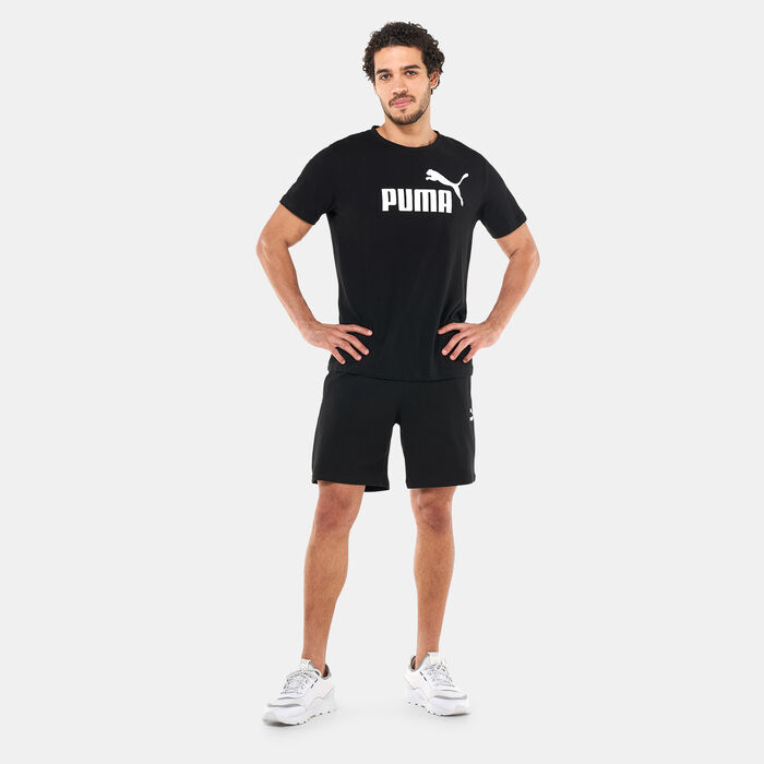 PUMA Men's Classics Logo 8-Inch Shorts Black PUMA Men's Classics Logo 8-Inch Shorts Black image number 2