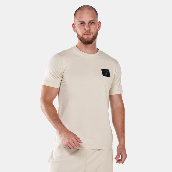 EA7 Emporio Armani Men's 7 Senses T-Shirt Beige EA7 Emporio Armani Men's 7 Senses T-Shirt Beige image number 0