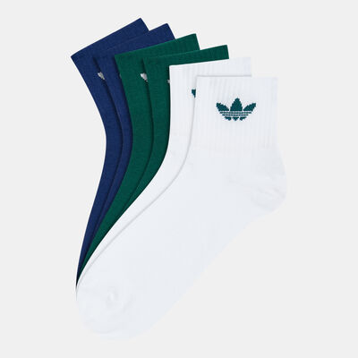 adidas Originals Kids' Mid-Ankle Socks (3 Pack) Green