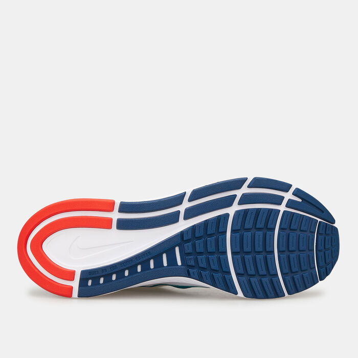 Nike Men's Air Zoom Structure 24 Running Shoe White image number 3