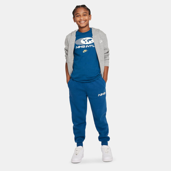 Nike Kids' Sportswear Amplify T-Shirt Blue Nike Kids' Sportswear Amplify T-Shirt Blue image number 2