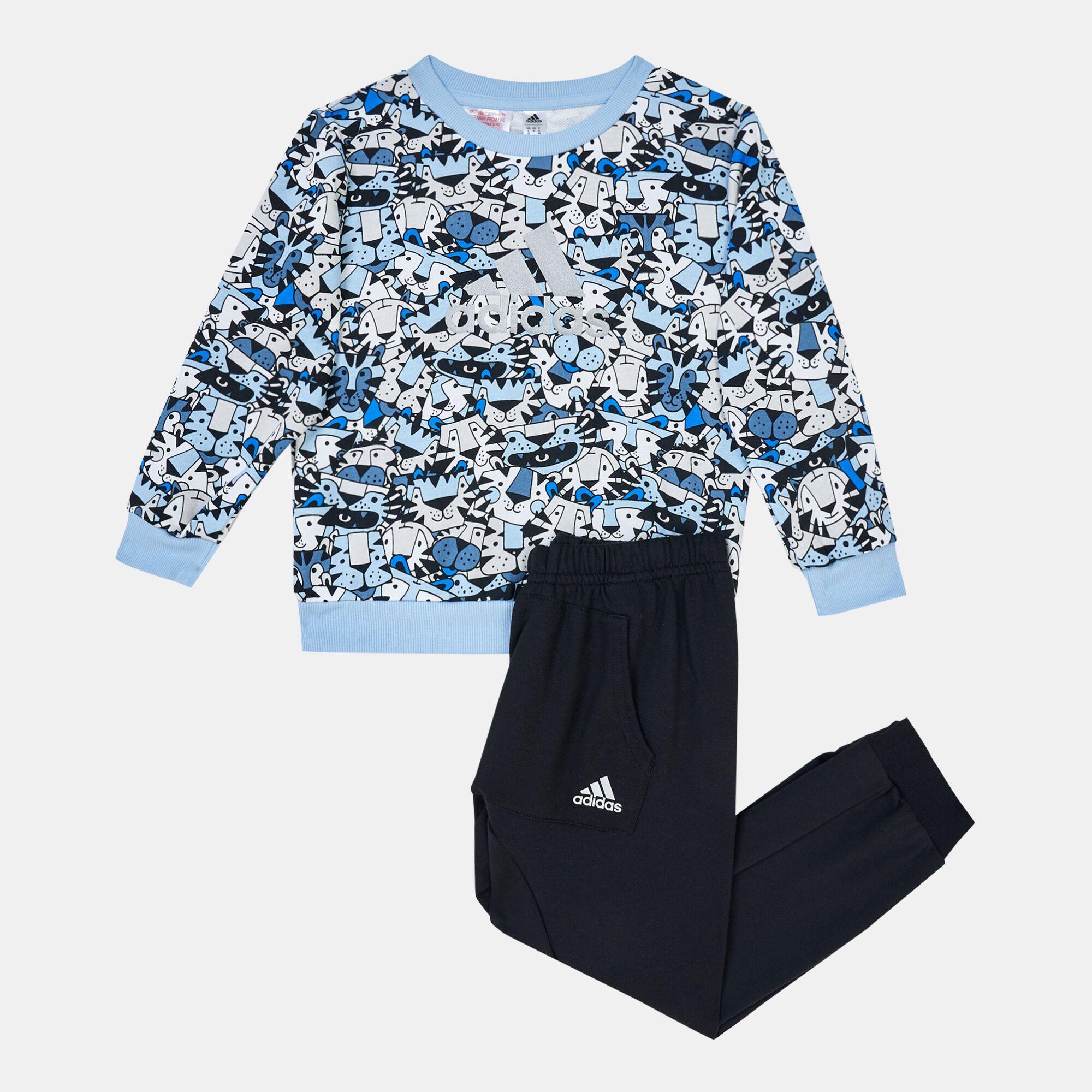 Sweatshirt and sweatpants set adidas discount