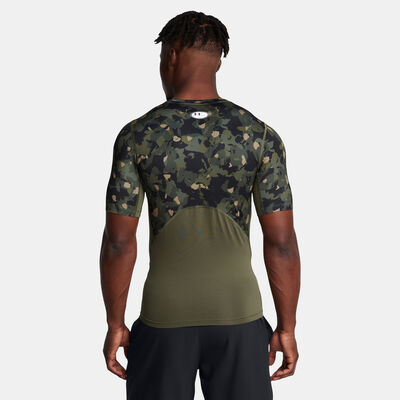 Under Armour Men's HeatGear Training Baselayer Top Green Under Armour Men's HeatGear Training Baselayer Top Green