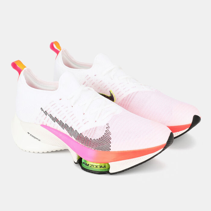 Nike Men's Air Zoom Tempo NEXT% Flyknit Shoe White image number 1