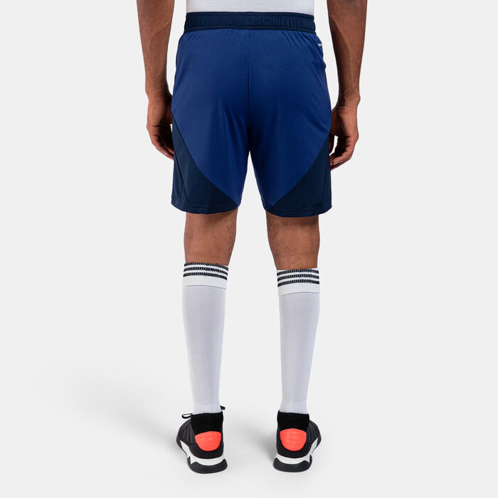 adidas Men's Manchester United 24/25 Away Replica Football Shorts Blue adidas Men's Manchester United 24/25 Away Replica Football Shorts Blue image number 1