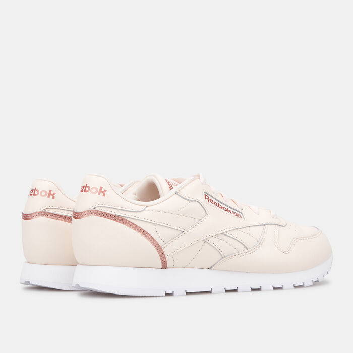 Reebok Women's Classic Leather Shoe Pink Reebok Women's Classic Leather Shoe Pink image number 3