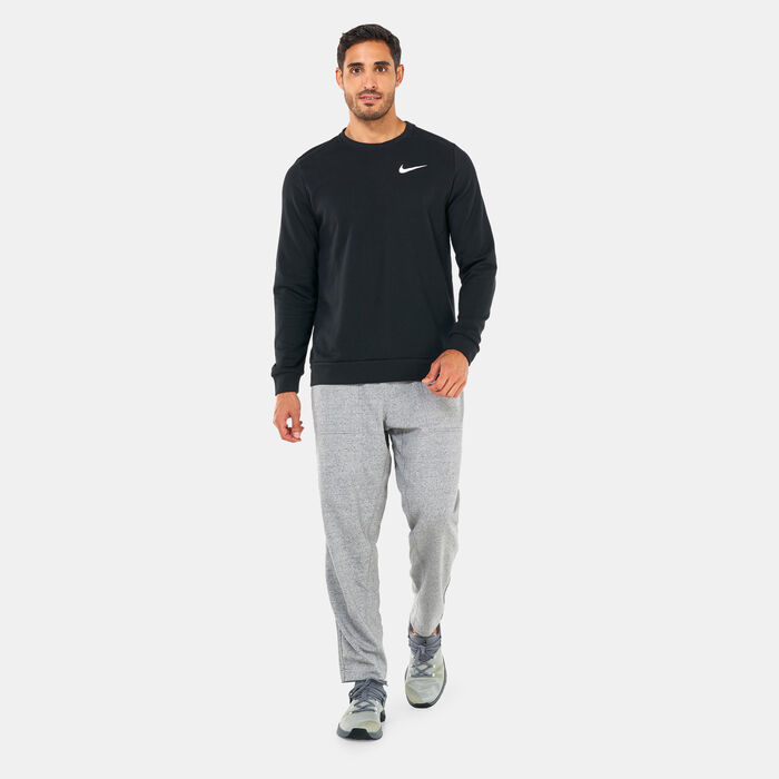 Nike Men's Dri-FIT Training Crew Sweatshirt Black Nike Men's Dri-FIT Training Crew Sweatshirt Black image number 2