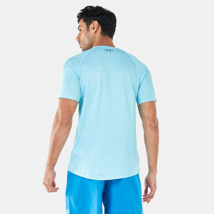Under Armour Men's UA Tech™ 2.0 Nova T-Shirt Blue Under Armour Men's UA Tech™ 2.0 Nova T-Shirt Blue image number 1