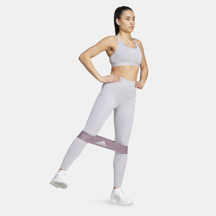 adidas Women's Optime Essentials Training Leggings Grey image number 2