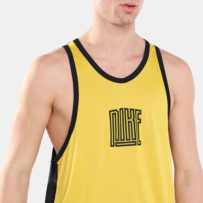 Nike Men's Dri-FIT Starting Five Jersey yellow Nike Men's Dri-FIT Starting Five Jersey yellow image number 3