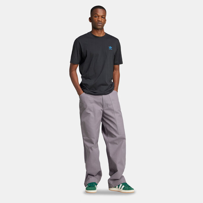 adidas Originals Men's Trefoil Essentials Joggers Black adidas Originals Men's Trefoil Essentials Joggers Black image number 2